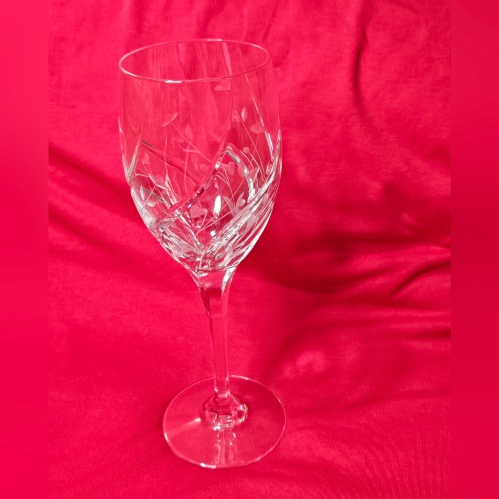 ENGLISH GARDEN by Mikasa Crystal Glasses 9"4pcs